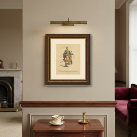 Count of Flanders and Protector of the Dutch in 1582, Jefferys, 1757, shown framed on a wall