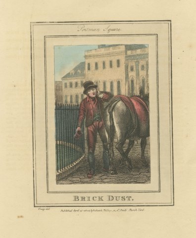 Brick Dust, Portman Square, Cries of London, 1804