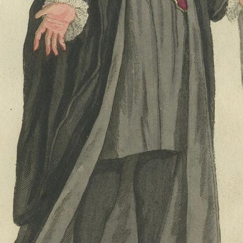 Grand Master of the Maltese Order: 1791 Colored Engraving in Ceremonial Robes, close-up 5