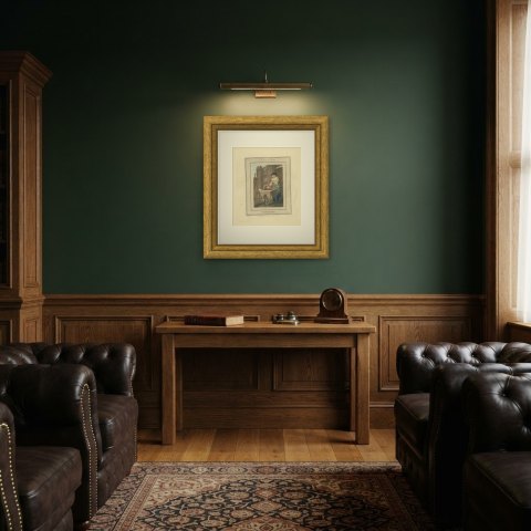 Cherries, St. James's Place, Cries of London, 1804, shown framed in a room