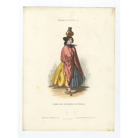 Woman from Vitoria, the Capital of the Spanish Basque Country and Alava, view 2