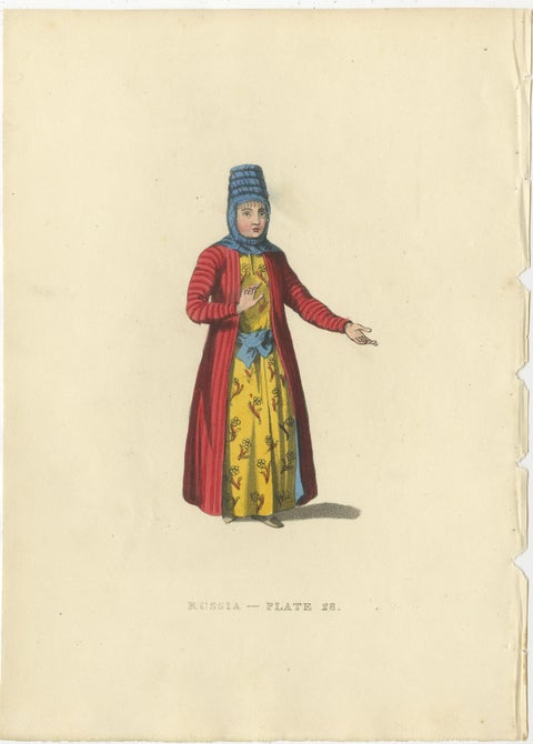 Kirghiz Elegance Engraved: A Study of 19th Century Central Asian Attire, 1814, view 3