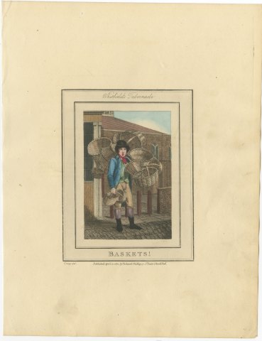 Baskets, Whitfield's Tabernacle, Cries of London, 1804, view 2