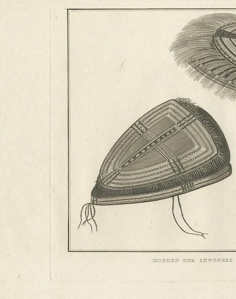 Antique Print of Alaska Costumes by Cook, 1803, view 3