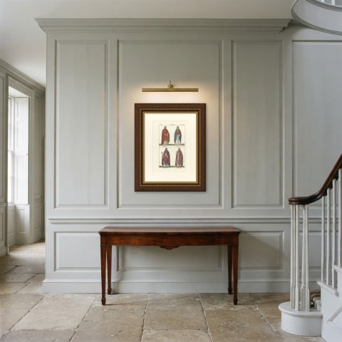 Clovis, Clotilde, Clotaire I and Clotaire II, Frankish Kings, 1842, shown framed in a room