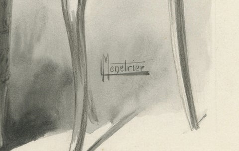 Ferdinand-Léon Ménétrier French Belle Époque Fur Fashion Design, c.1910, close-up 2