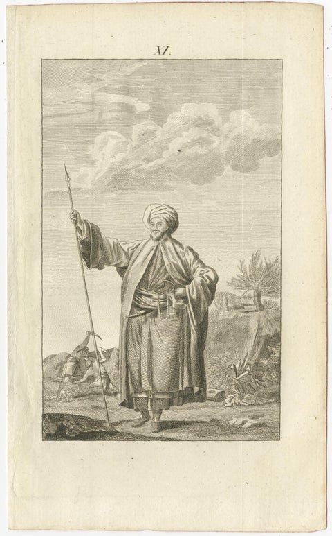 Set of 5 Antique Prints of Arabian Costumes, 1780, view 2