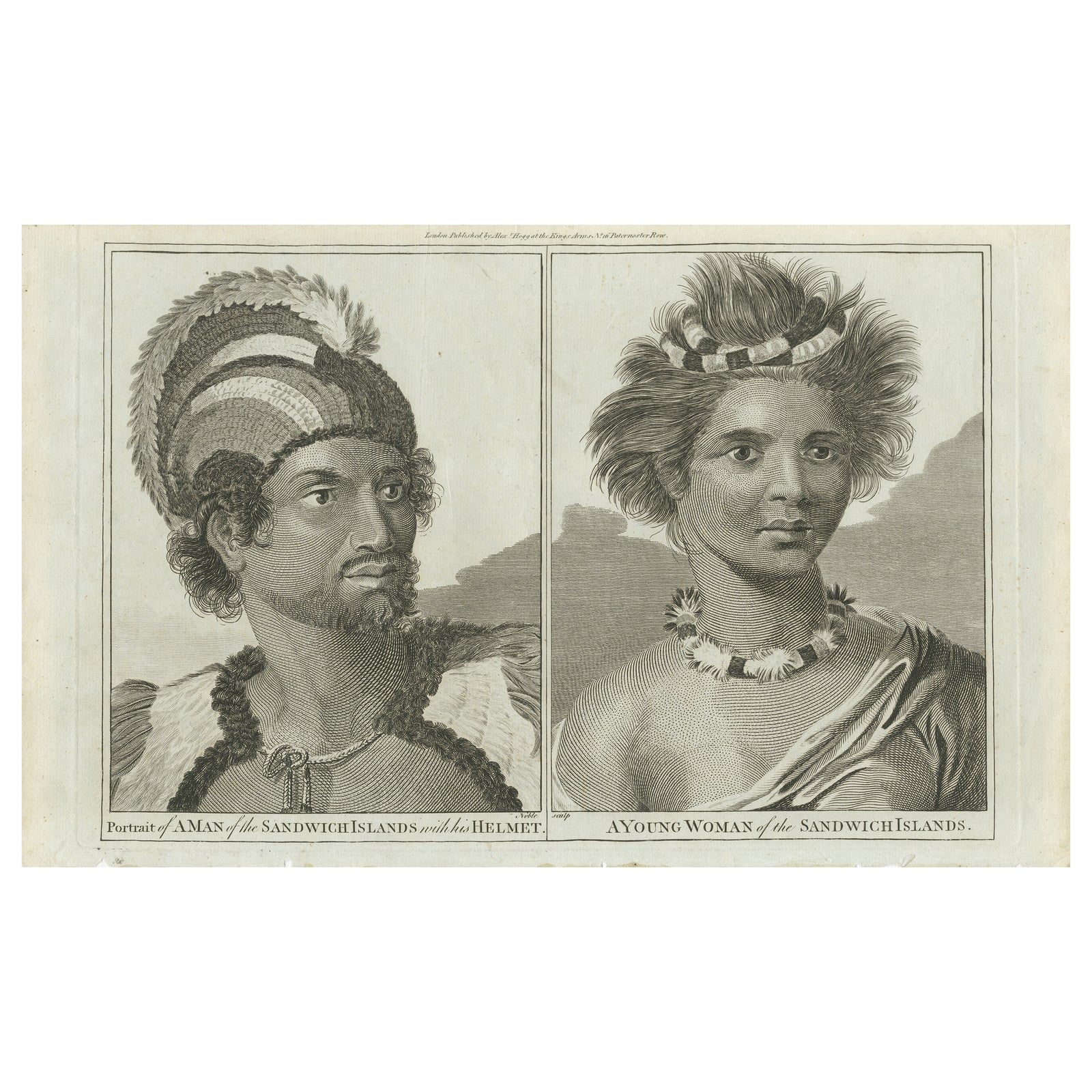 Regalia of the Sandwich Islands: Portraits in Traditional Attire, 1790