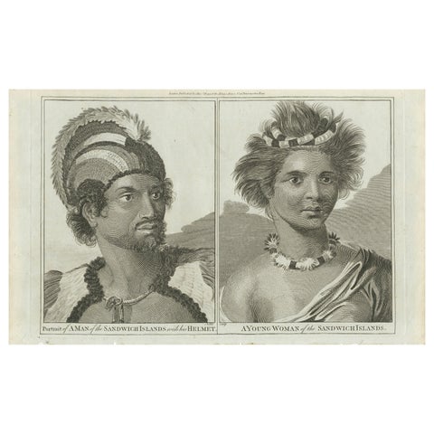 Regalia of the Sandwich Islands: Portraits in Traditional Attire, 1790