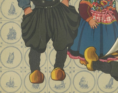 Dutch Delight: Marken Children Dressed to Impress in Folkloric Fashion, 1932, close-up 1
