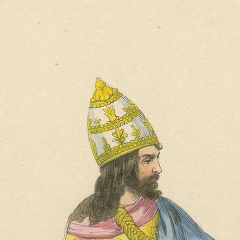 Imperial Majesty: Emperor Frederick III in 'Costume du Moyen Âge, 1847, close-up 5