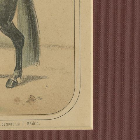Spanish Cavalry by José Rubio Villegas: Dragoon and Kettledrummer, 1861, close-up 4
