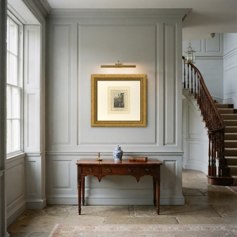 Chairs to Mend, Soho Square, Cries of London, 1804, shown framed in a room