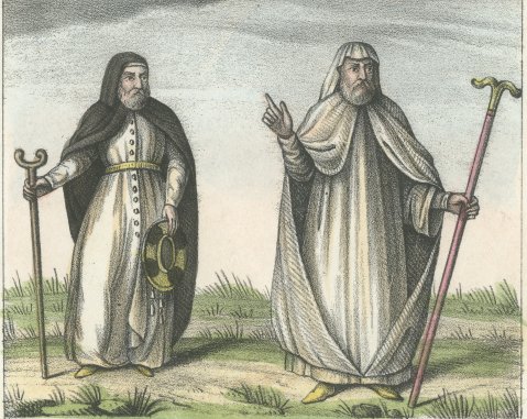 Meteora Monastery in Thessaly and the Patriarch of Constantinople, 1842, close-up 2