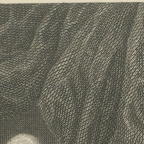 King George III in Coronation Robes, Small Antique Engraved Portrait, c.1780, close-up 6