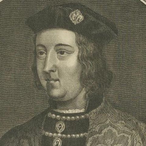 Elegant 1786 Engraved Portrait of King Edward IV - Royal Majesty, close-up 6