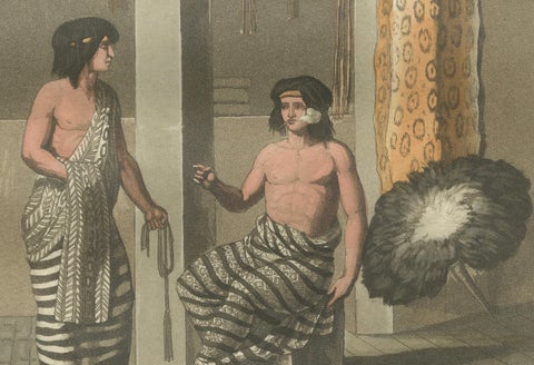 Indigenous Dress and Interiors, South America - Ferrario-Bonatti 1821, close-up 4