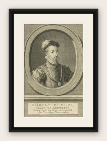 Robert Dudley, Earl of Leicester, Governor-General of the United Netherlands, shown framed