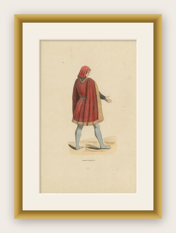Florentine Nobleman of the Middle Ages, 1847, shown framed