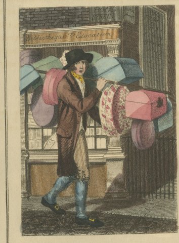 Band Boxes, Tabart's Juvenile Library, Cries of London, 1804, close-up 1