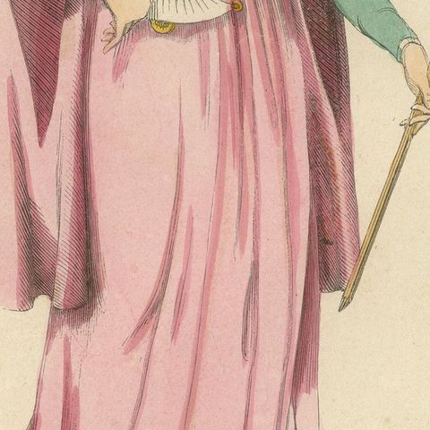 Elegance at the Court of Louis XII: A French Noble's Poise, 1847, close-up 6