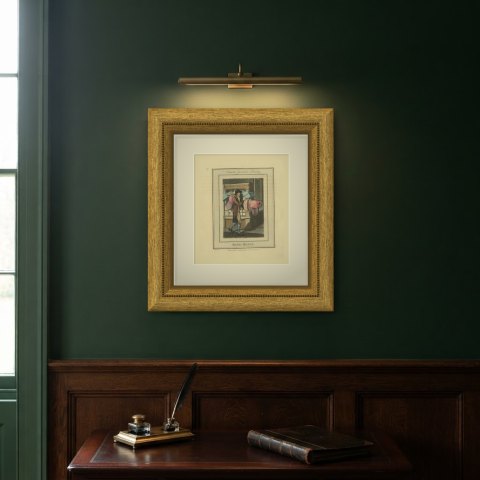 Band Boxes, Tabart's Juvenile Library, Cries of London, 1804, shown framed on a wall