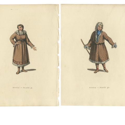 Traditional Attires of Kamchatka: A Glimpse into the Cultural Wardrobe of 1814, close-up 1