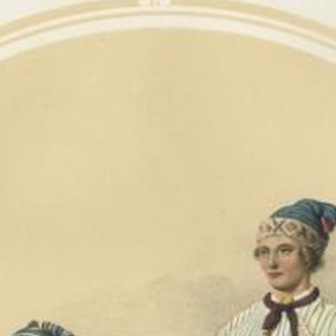 Antique Costume Print of the Province of Noord-Holland, Marken in Holland, 1857, close-up 1