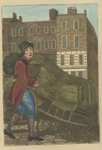 Bellows to Mend, Smithfield, Cries of London, 1804, close-up 1