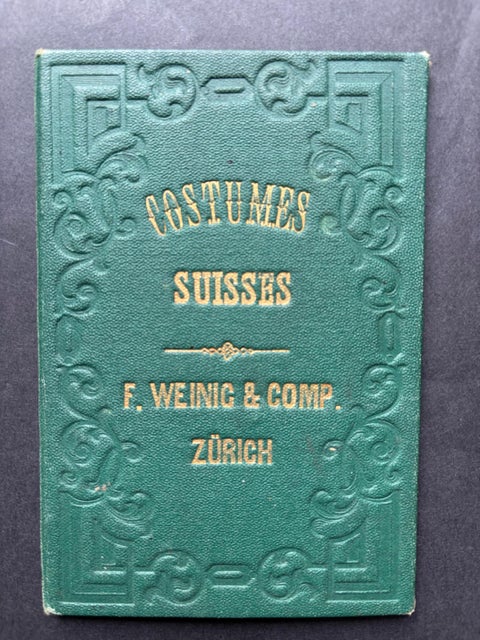 Costumes Suisses panorama, 16 tinted lithographs of Swiss regional dress, c.1860, view 3