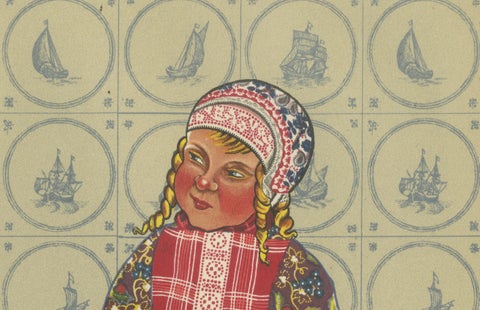 Dutch Delight: Marken Children Dressed to Impress in Folkloric Fashion, 1932, close-up 3