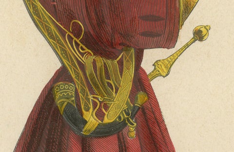 The Noble's Plea: A German Aristocrat in Supplication, 1847, close-up 2