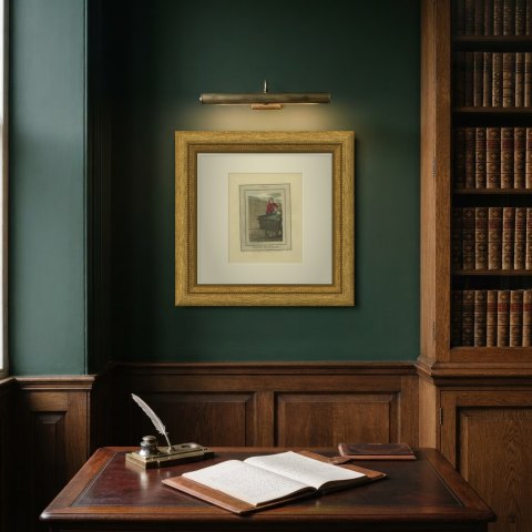 Green Hasteds, Newgate, Cries of London, 1804, shown framed on a wall