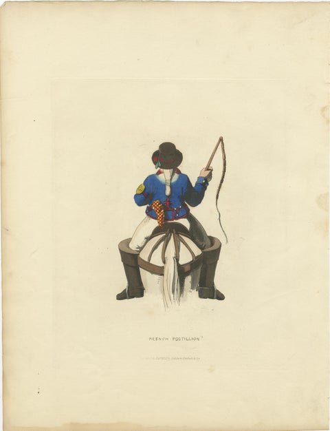 French Costumes and Trades, 3 Finely Coloured Prints by R. Bridgens, 1835, view 3