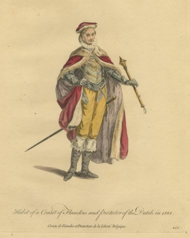 Count of Flanders and Protector of the Dutch in 1582, Jefferys, 1757