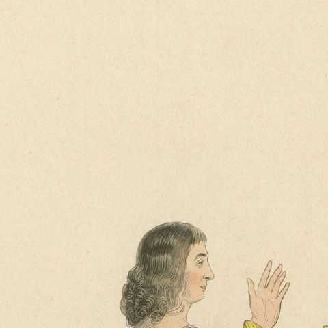 The Noble's Plea: A German Aristocrat in Supplication, 1847, close-up 5