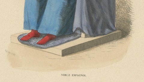 Seated Spanish Nobleman: The Visage of Authority, 1847, close-up 1