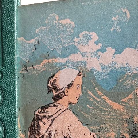 Costumes Suisses panorama, 16 tinted lithographs of Swiss regional dress, c.1860, close-up 1