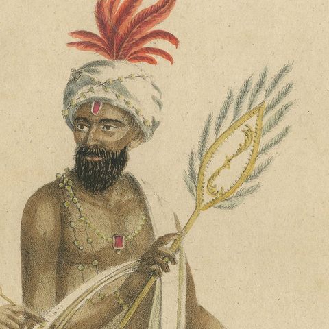 IIIter Stamm, Indian Men in Traditional Dress c.1816, close-up 1