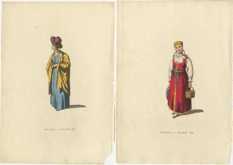 Traditional Attire of Valday: Vestiges of Russian Heritage, Published in 1814, view 2
