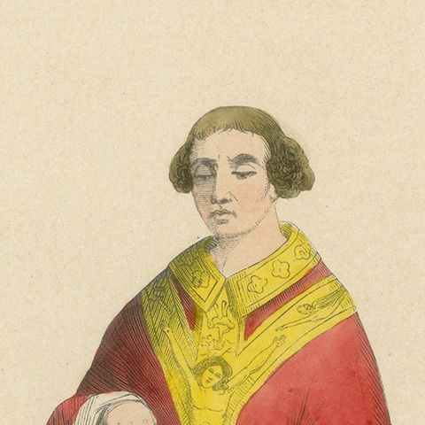 Clerical Dignity: An English Priest in 'Costume du Moyen Âge', 1847, close-up 3