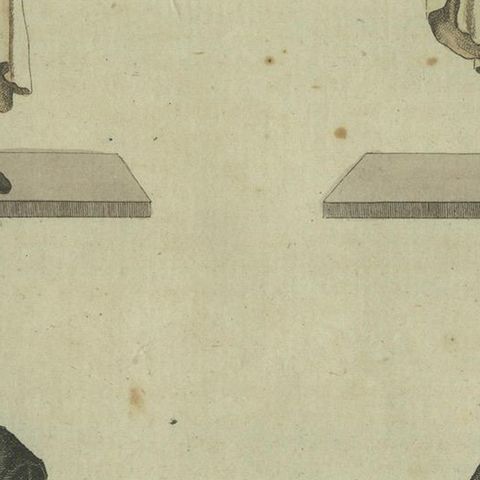 Knights Templar and Clergy: Hand-Colored Engraving of Historical Attire (1805), close-up 6