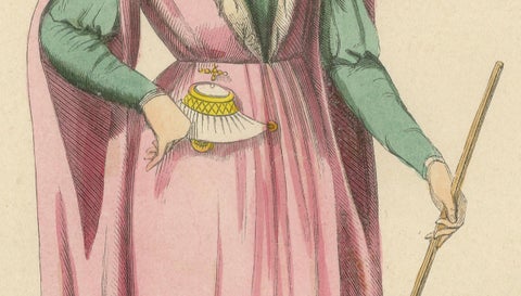 Elegance at the Court of Louis XII: A French Noble's Poise, 1847, close-up 2