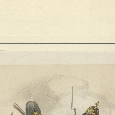 Military Costumes of Baden, Fusilier, Sharpshooter & Grenadier, c.1830–1840, close-up 5