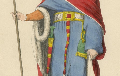 The Scales of Justice: An English Criminal Judge in Traditional Robes, 1847, close-up 2