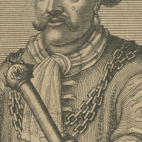 1687 Portrait of Assan Aga by E. Nessenthaler: A Glimpse into Ottoman Nobility, close-up 6