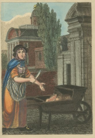 Cat's and Dog's Meat, Bethlem Hospital, Cries of London, 1804, close-up 1