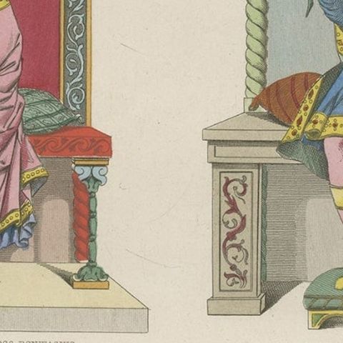 Decoartive Costumes of Egypt, Toscana, France, Normandie Etc C.1875, close-up 4