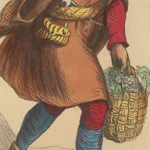 1844 Lithograph of a Mingrelian Man in Traditional Georgian Attire, close-up 6