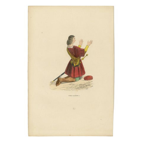 The Noble's Plea: A German Aristocrat in Supplication, 1847